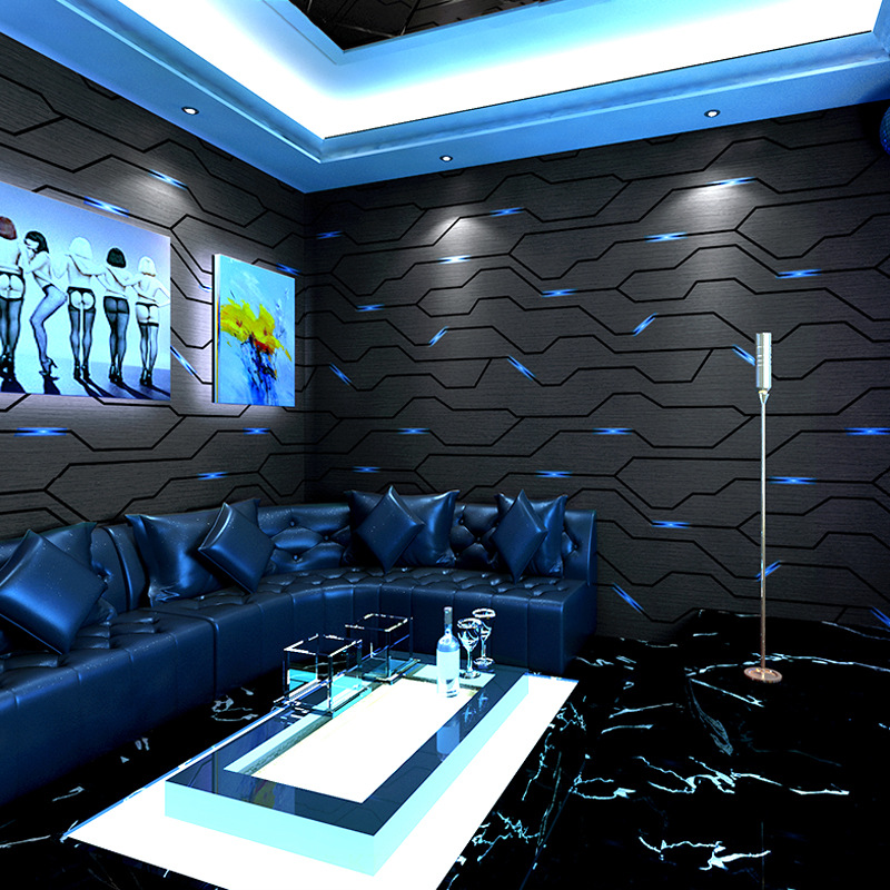 Esports Gaming House - KTV Wallpaper Wall Covering 3D Stereo
