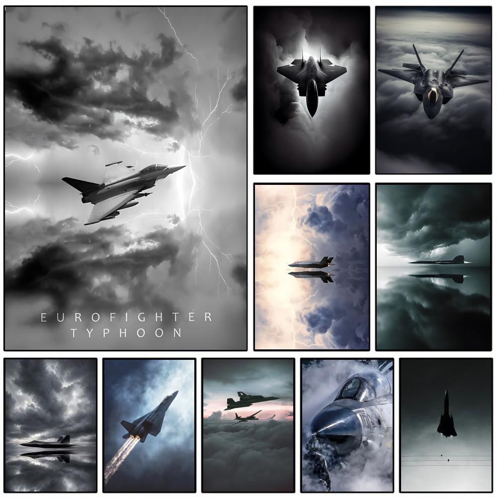Esports And Gaming Lounge - Cool Fighter Jet Poster Wall Poster