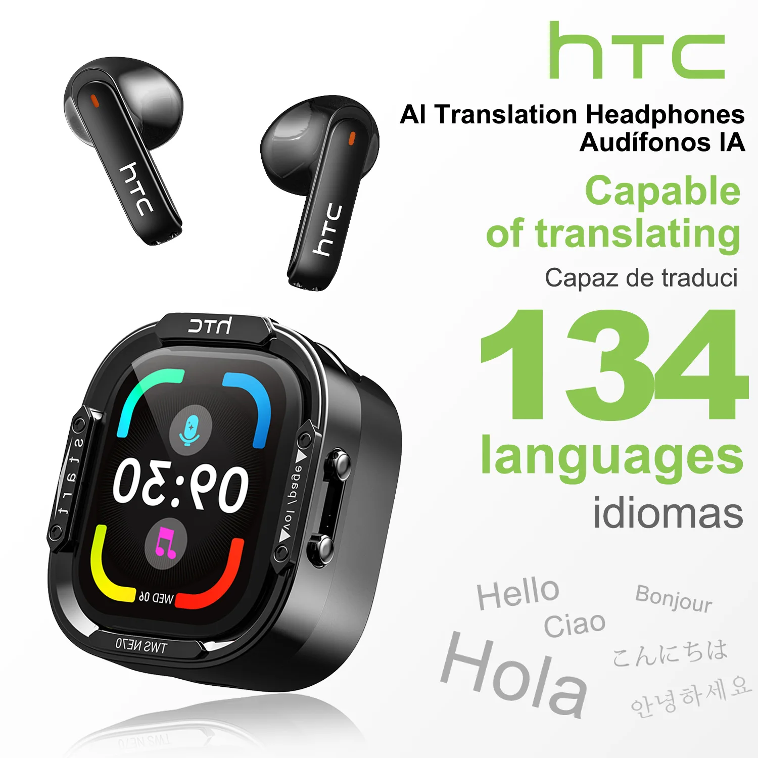 Esports Wireless Gaming Headset - HTC NE70 Bluetooth V6.0 Headphones Smart
