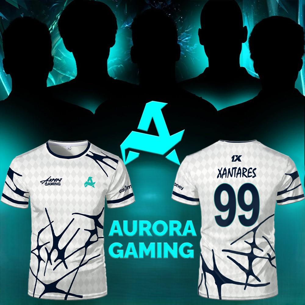 Esports Gaming Teams - Esports Team Aurora Gaming Jersey T-shirts