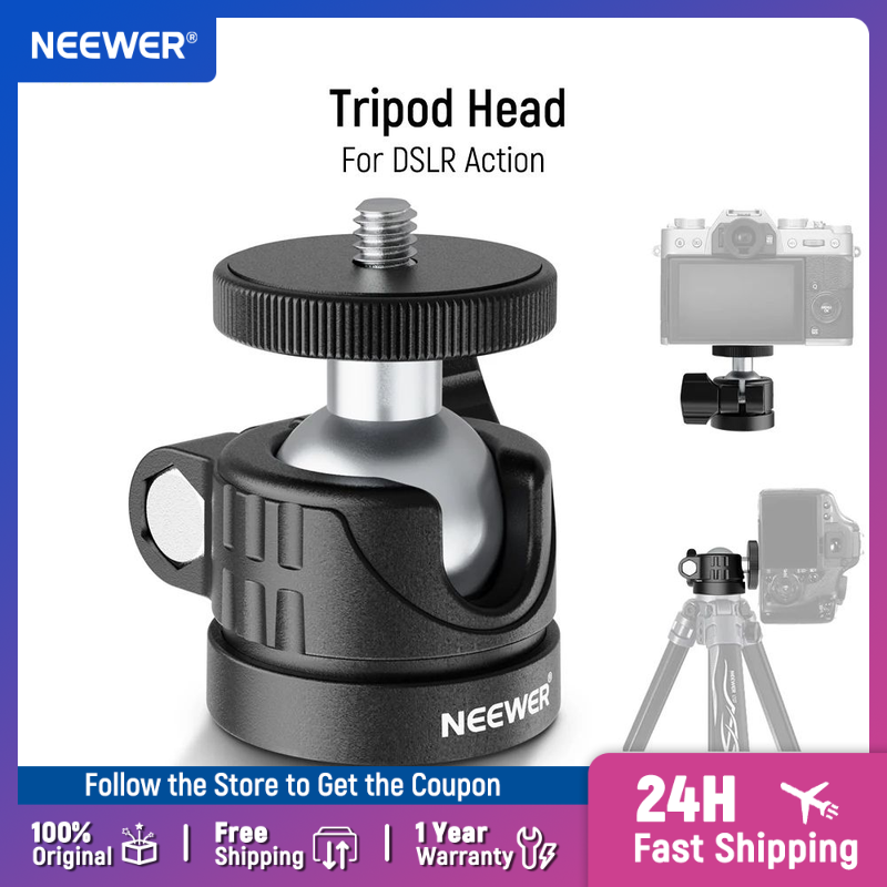 NEEWER Mini Ball Head, Portabl - Webcam Ring Light 评论和价格