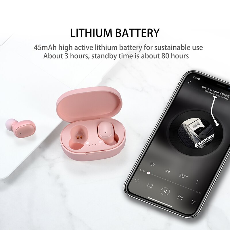 A6S TWS Earphones Wireless Blu - Esports Wireless Gaming Headset 评论和价格