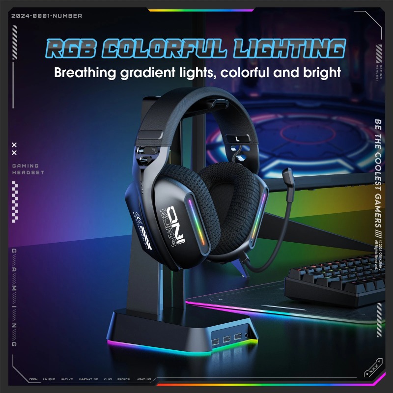 ONIKUMA GT808 Wireless Gaming  - Esports Wireless Gaming Headset 评论和价格