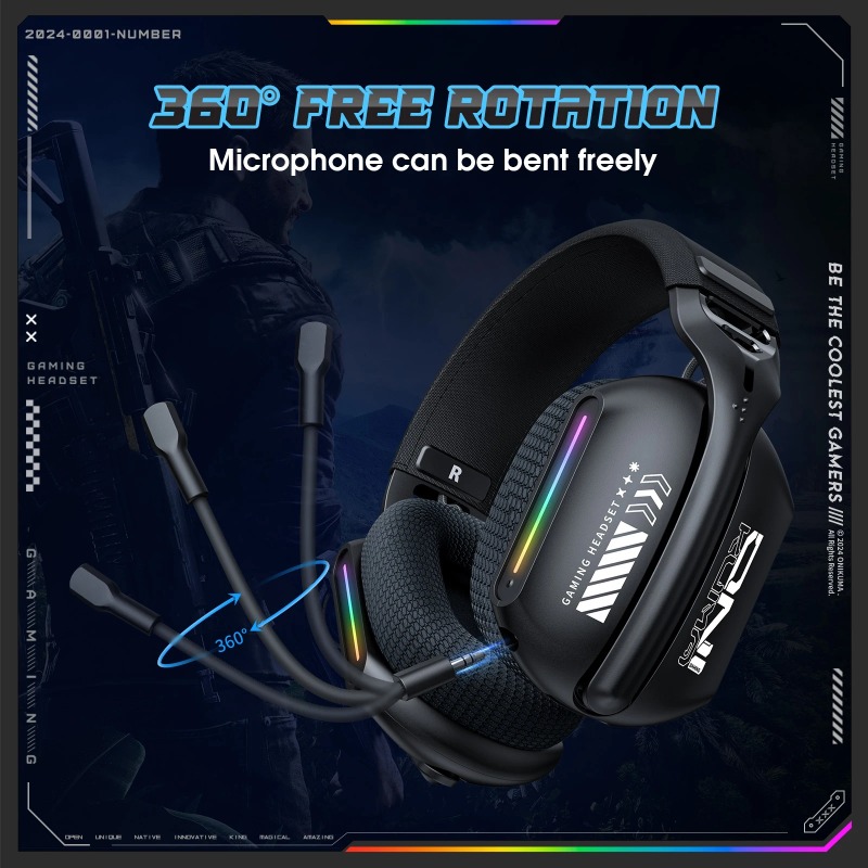 ONIKUMA GT808 Wireless Gaming  - Esports Wireless Gaming Headset 评论和价格