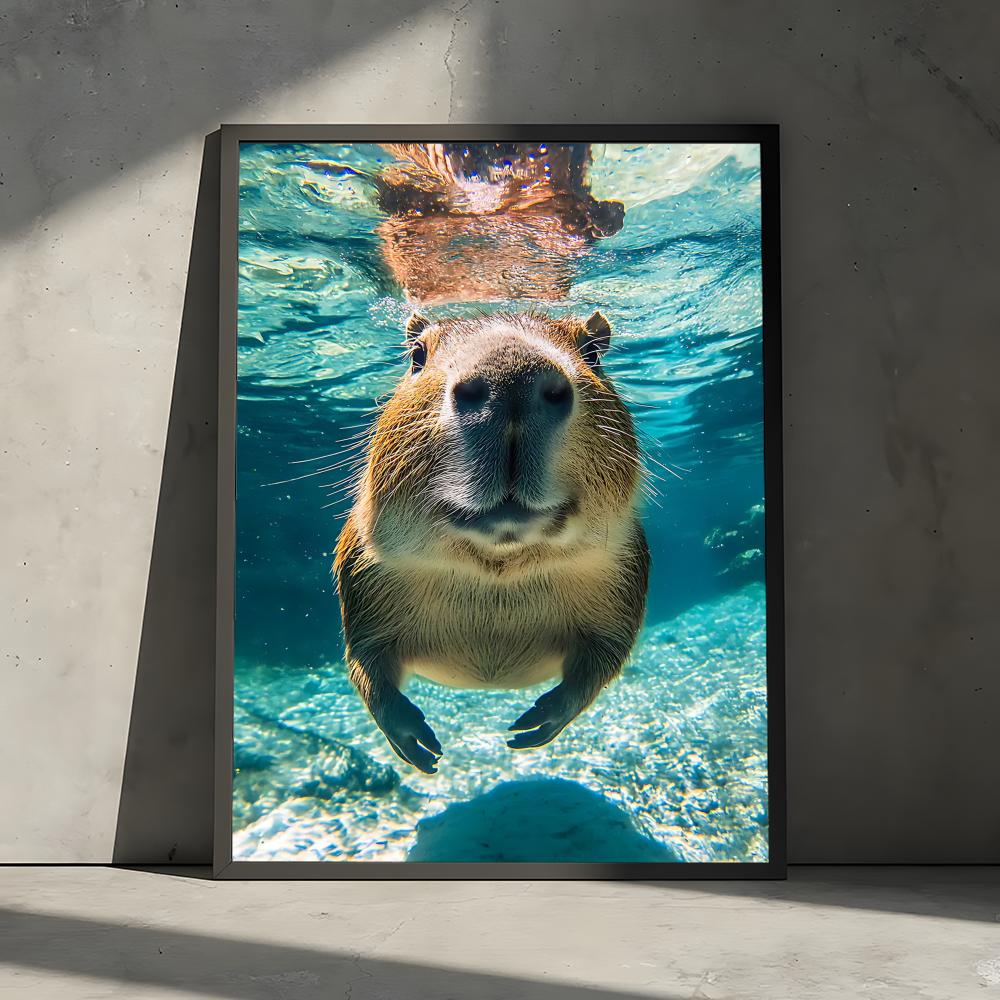 Healing Capybara Poster Art Po - Esports And Gaming Lounge 评论和价格