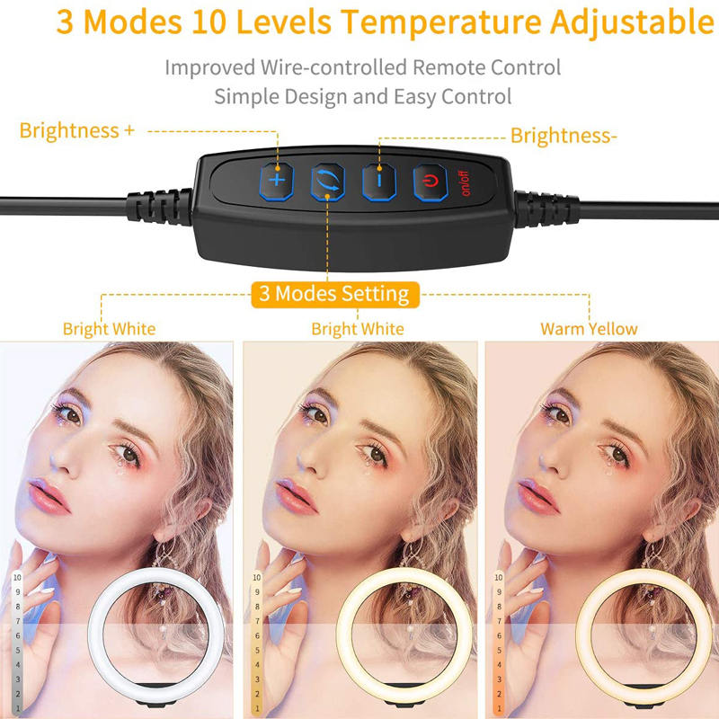 10 inch Selfie Ring Light Phot - Webcam Ring Light 评论和价格