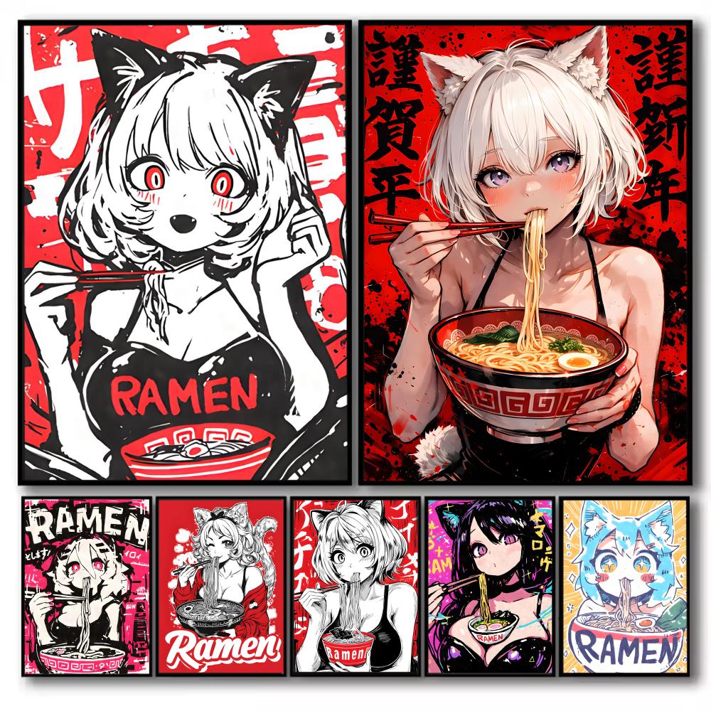 Anime Cat Girl Painting Callig - Esports And Gaming Lounge 评论和价格
