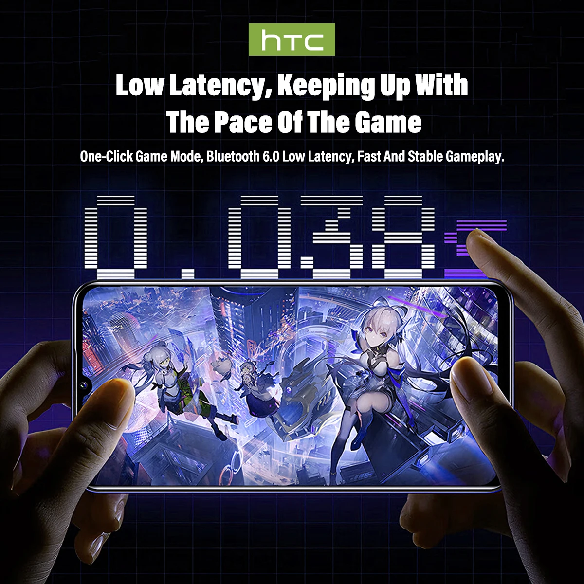 HTC NE70 Bluetooth V6.0 Headph - Esports Wireless Gaming Headset 评论和价格
